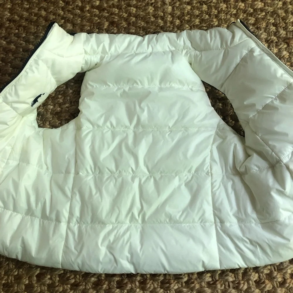 New: Polo Ralph Lauren REVERSIBLE Down Puffer Vest. Size 3